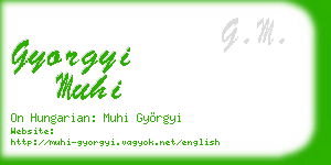 gyorgyi muhi business card
